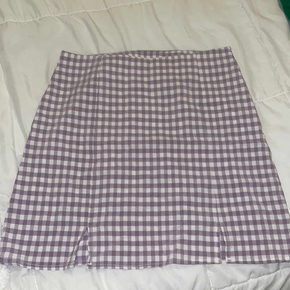 CALI 1850 Seersucker Mini Skirt